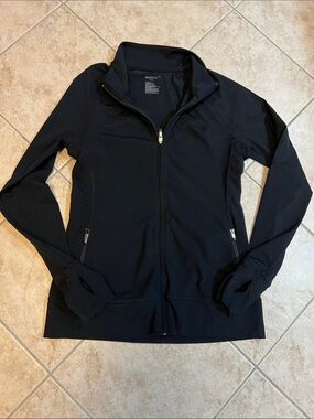 GAP Women's Black Full-Zip Utility Jacket